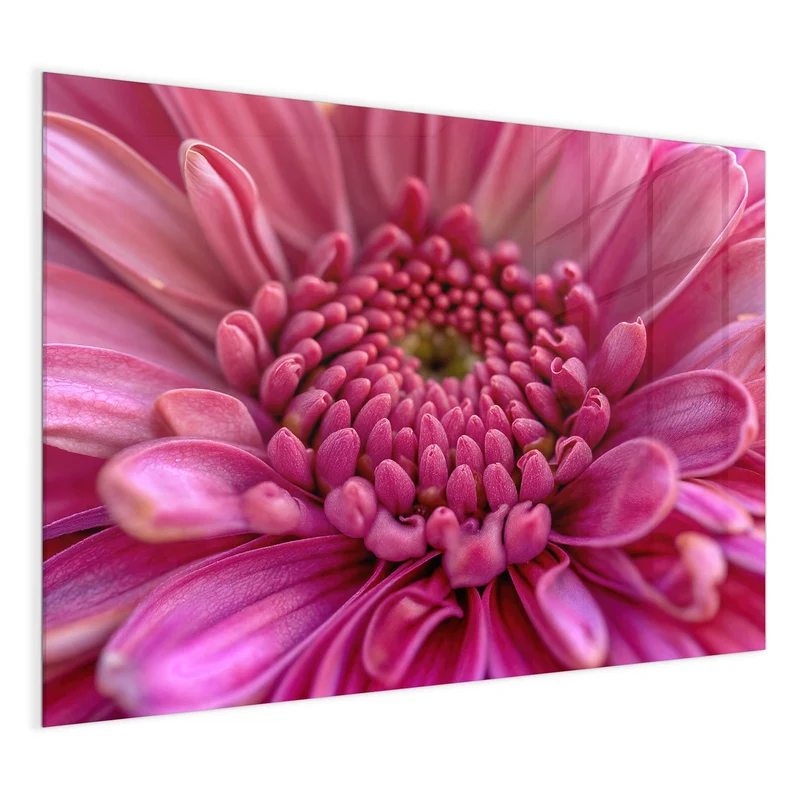 Magnettafel - Pinke Blütenspirale