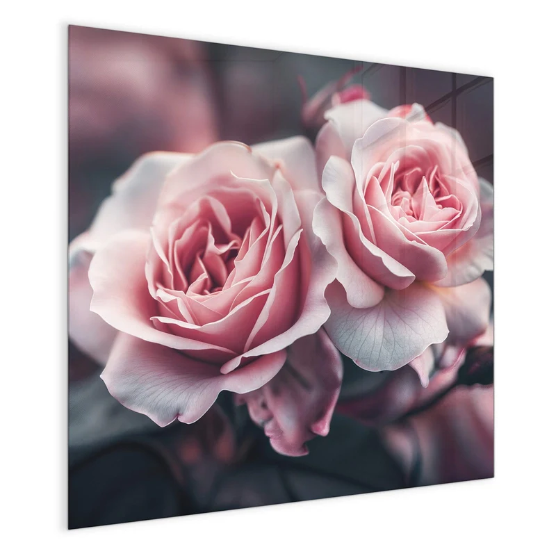 Magnettafel - Rosenblüten Duo