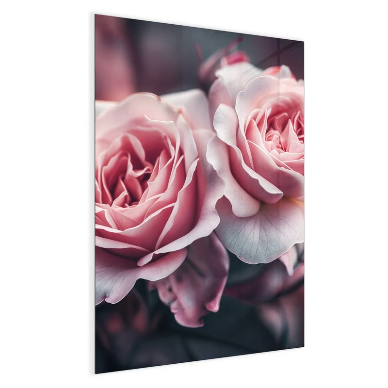 Magnettafel - Rosenblüten Duo