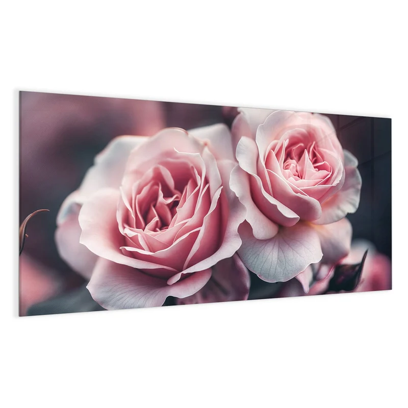 Magnettafel - Rosenblüten Duo