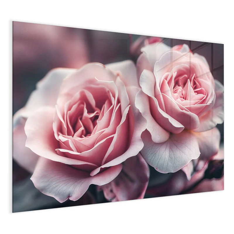 Magnettafel - Rosenblüten Duo