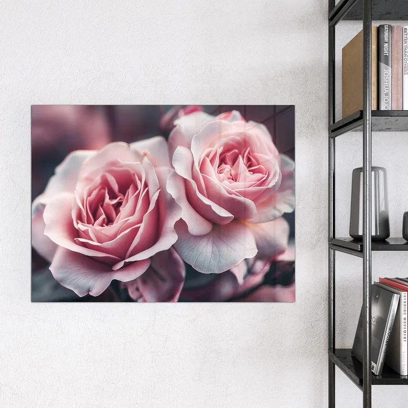 Magnettafel - Rosenblüten Duo