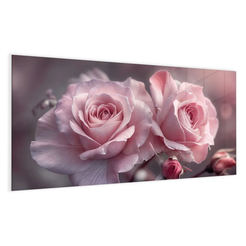 Magnettafel - Romantische Rosen