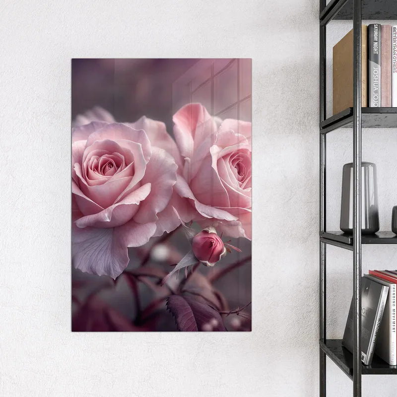 Magnettafel - Romantische Rosen