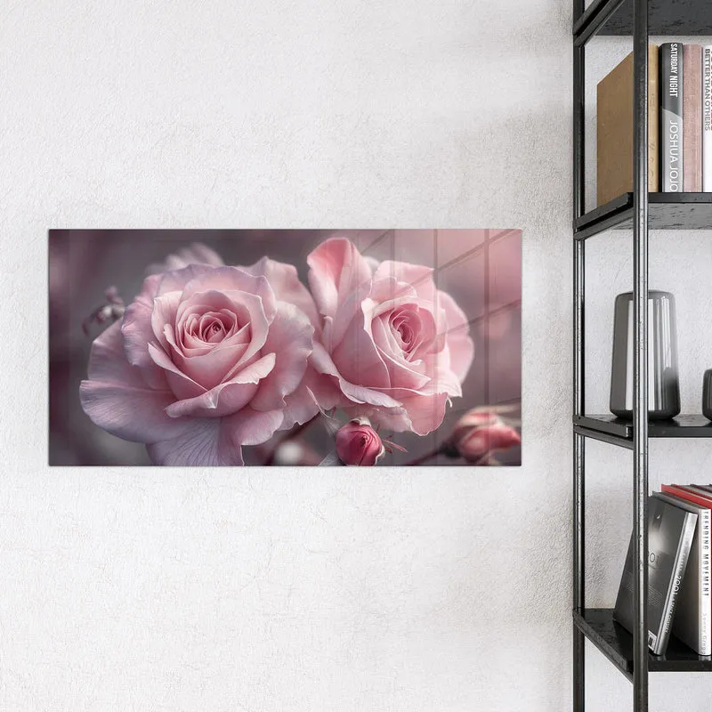 Magnettafel - Romantische Rosen
