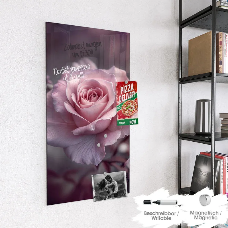 Magnettafel - Romantische Rosen