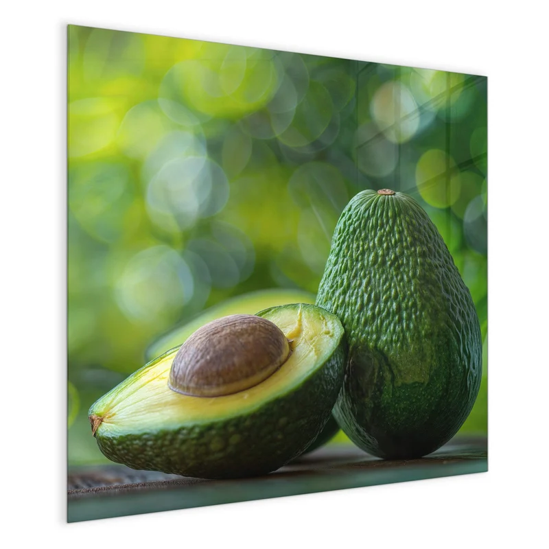 Magnettafel - Halbierte Avocado