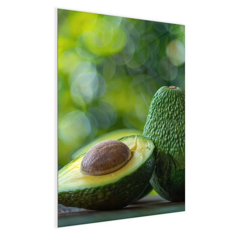 Magnettafel - Halbierte Avocado