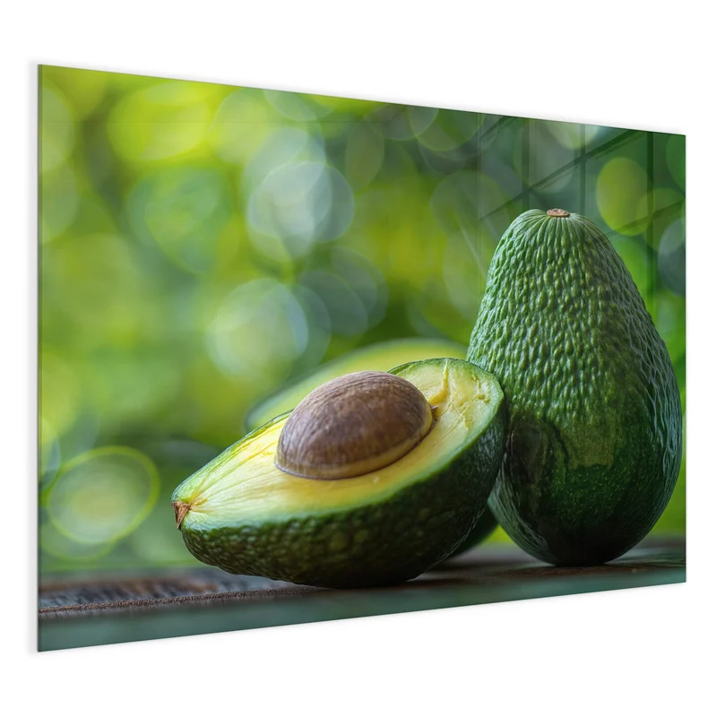 Magnettafel - Halbierte Avocado