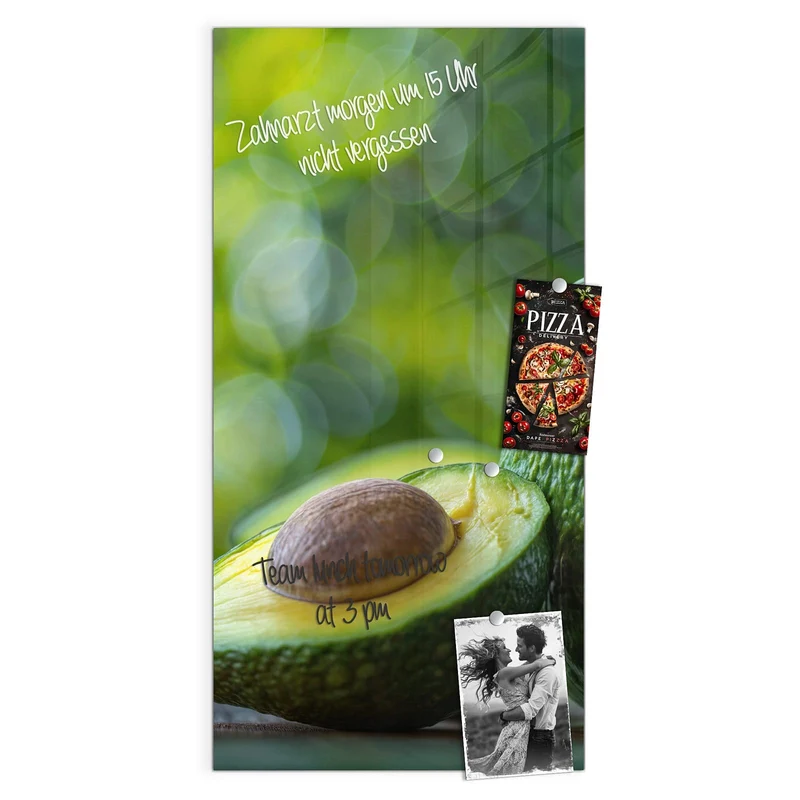 Magnettafel - Halbierte Avocado