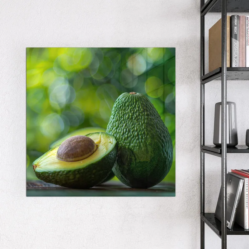 Magnettafel - Halbierte Avocado