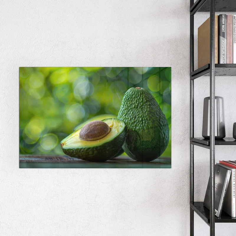 Magnettafel - Halbierte Avocado