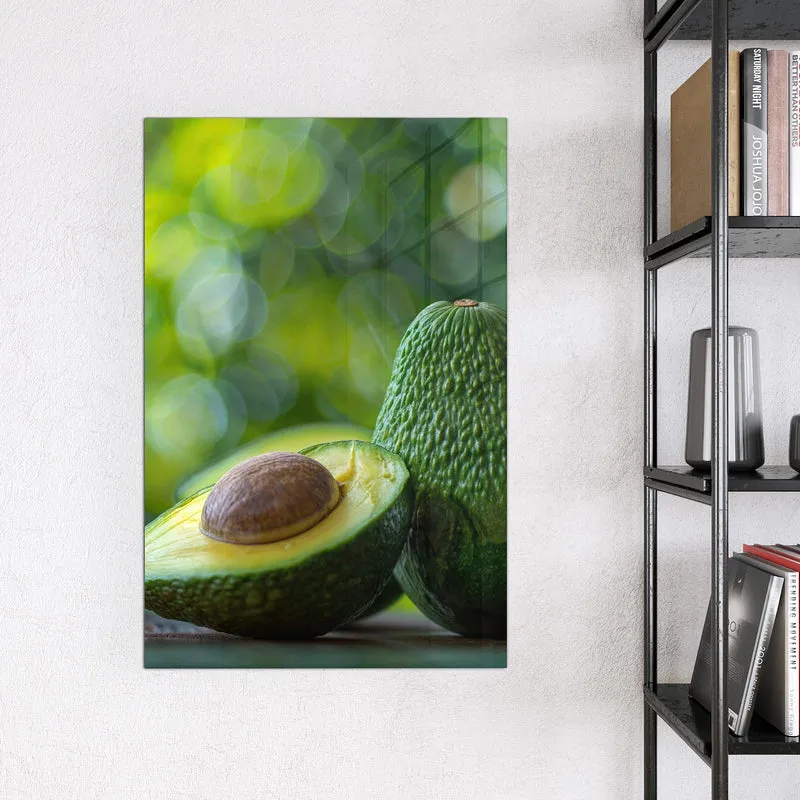 Magnettafel - Halbierte Avocado