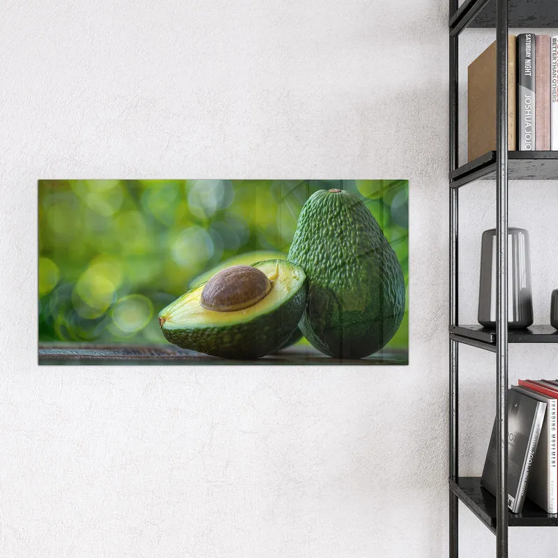 Magnettafel - Halbierte Avocado