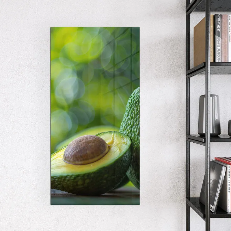 Magnettafel - Halbierte Avocado