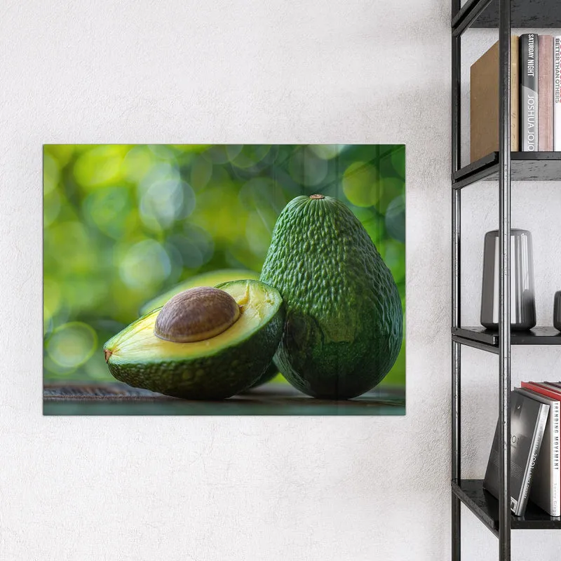Magnettafel - Halbierte Avocado