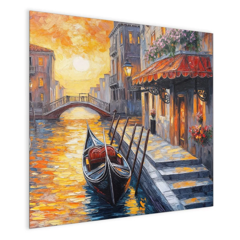 Magnettafel - Gondel in Venedig