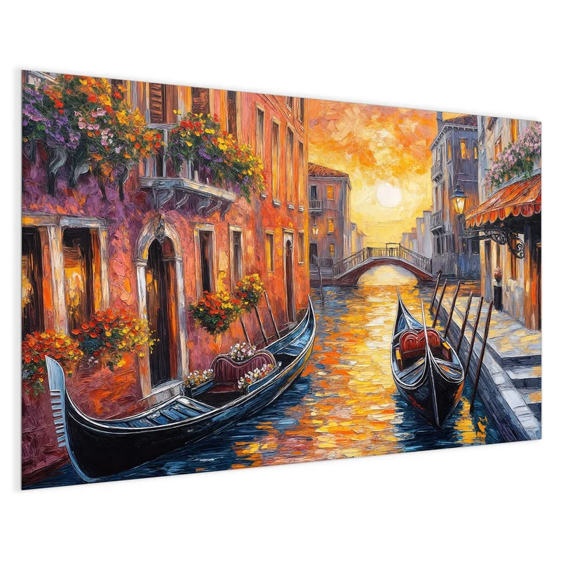 Magnettafel - Gondel in Venedig