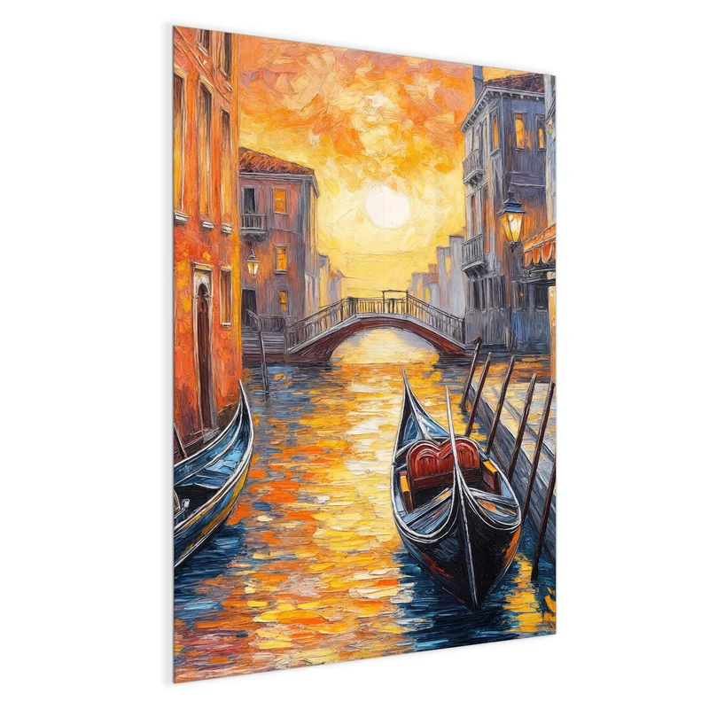 Magnettafel - Gondel in Venedig