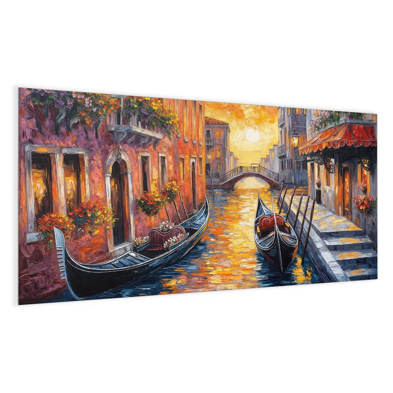 Magnettafel - Gondel in Venedig