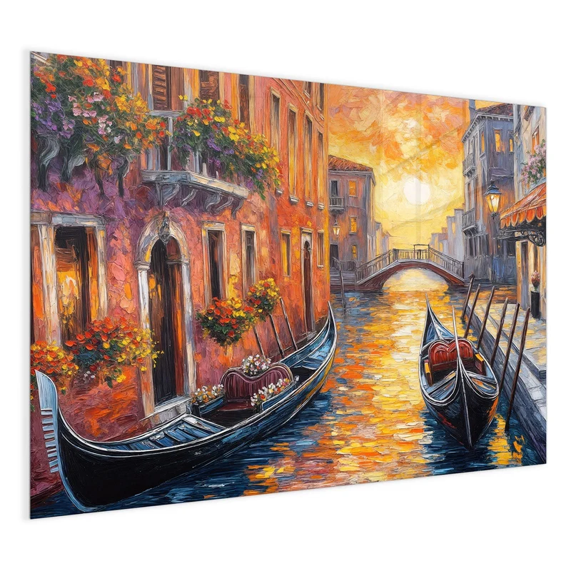 Magnettafel - Gondel in Venedig