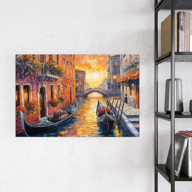 Magnettafel - Gondel in Venedig