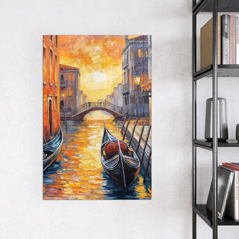Magnettafel - Gondel in Venedig
