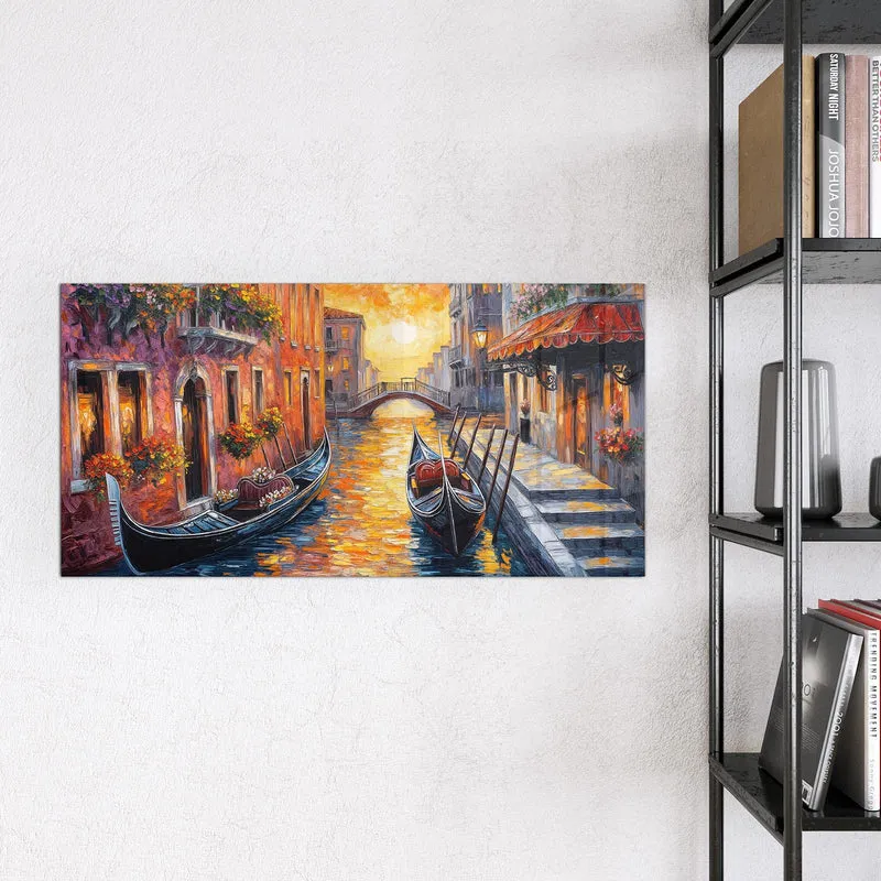 Magnettafel - Gondel in Venedig