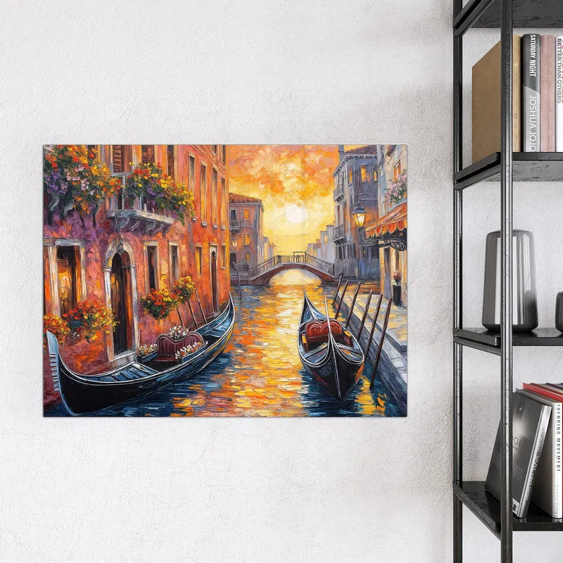 Magnettafel - Gondel in Venedig