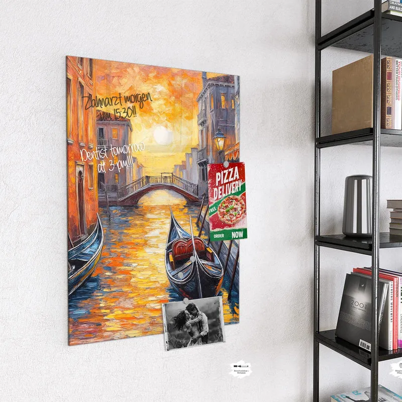Magnettafel - Gondel in Venedig