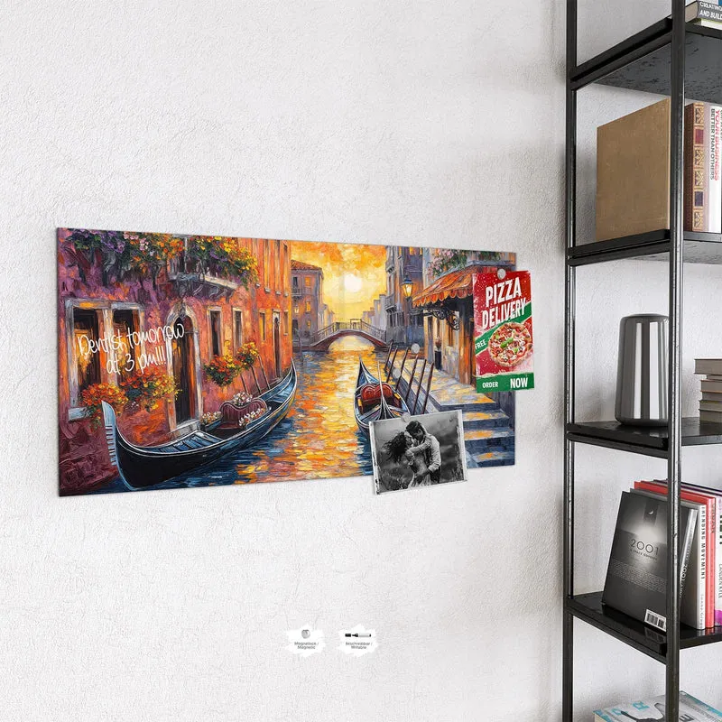 Magnettafel - Gondel in Venedig