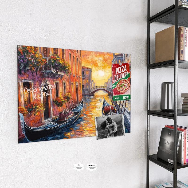Magnettafel - Gondel in Venedig