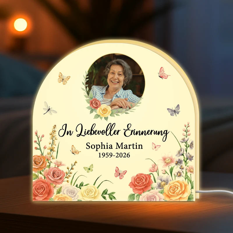 In Liebevoller Erinnerung - Personalisierte Trauergeschenke | Lightbox Mama/Oma