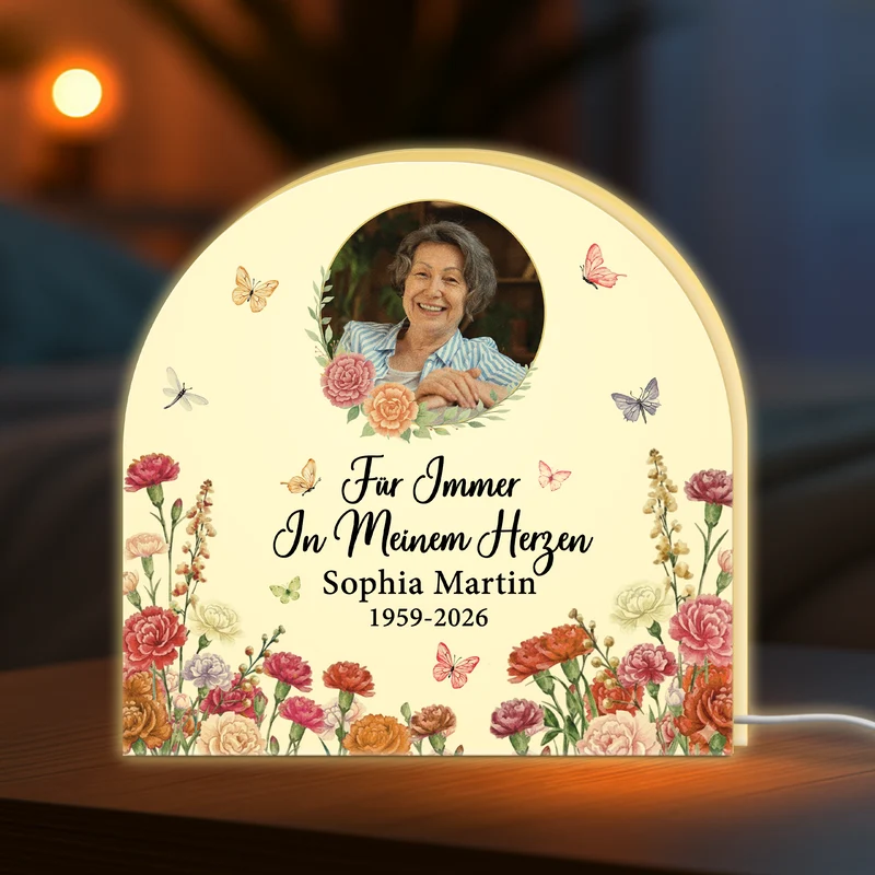 In Liebevoller Erinnerung - Personalisierte Trauergeschenke | Lightbox Mama/Oma
