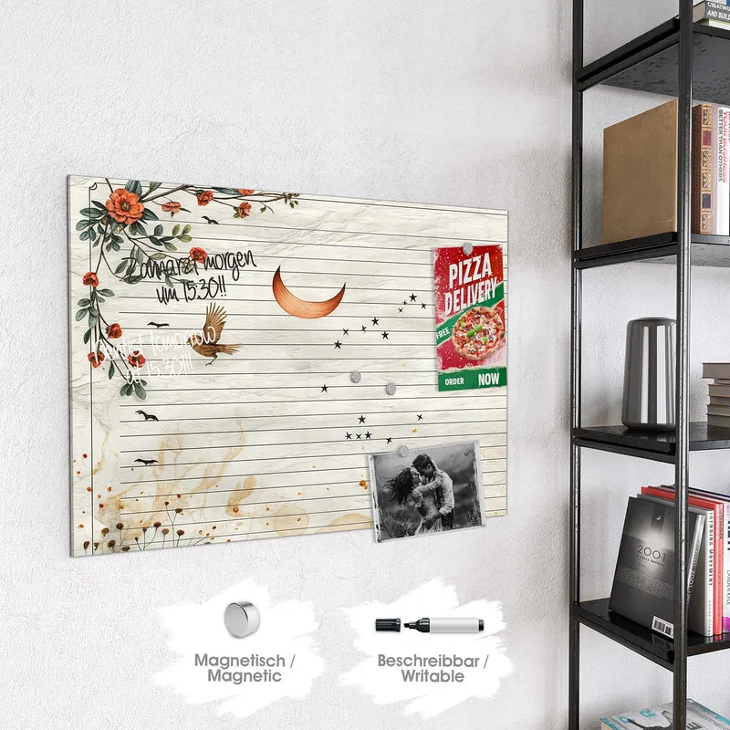 Magnettafel - Baum auf Papier
