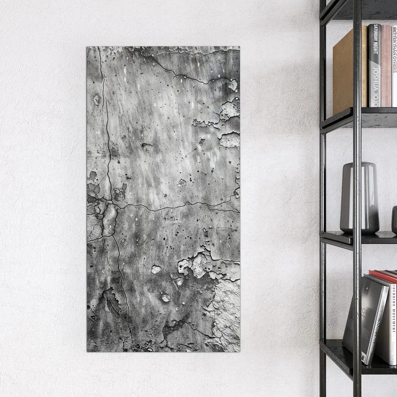 Magnettafel - Rissiger Putz in Grau