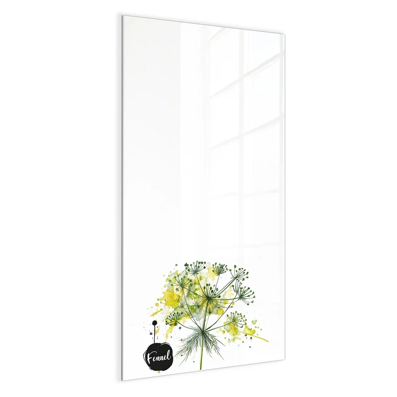 Magnettafel - Fenchel in Aquarell