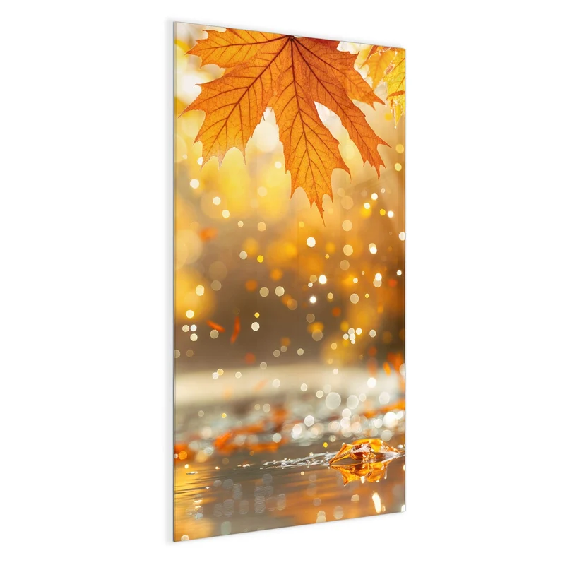 Magnettafel - Orange Ahornblätter