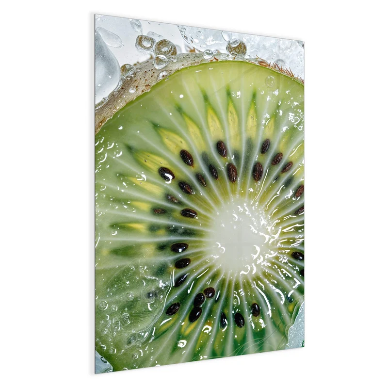 Magnettafel - Kiwischeibe auf Eis