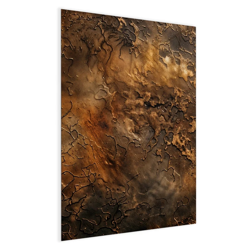 Magnettafel - Dunkle Bronzepatina