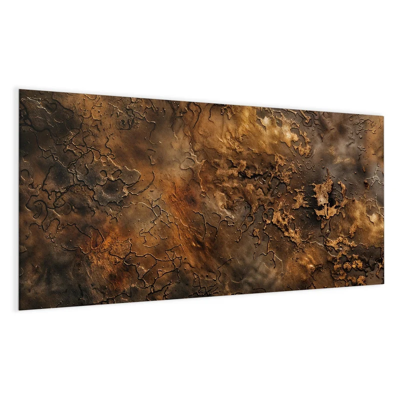 Magnettafel - Dunkle Bronzepatina