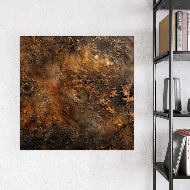 Magnettafel - Dunkle Bronzepatina