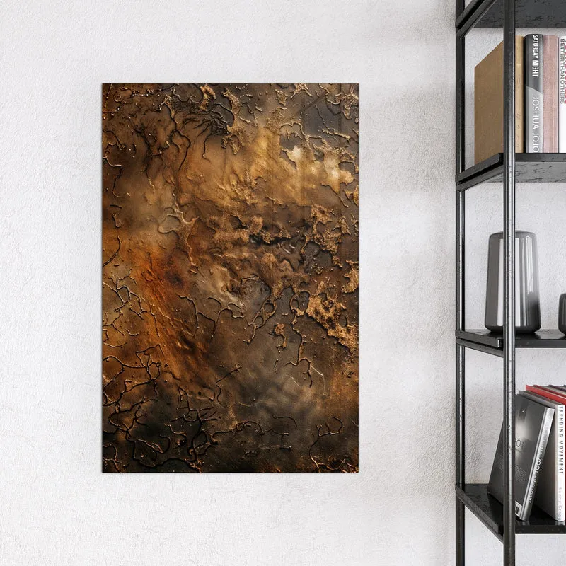 Magnettafel - Dunkle Bronzepatina