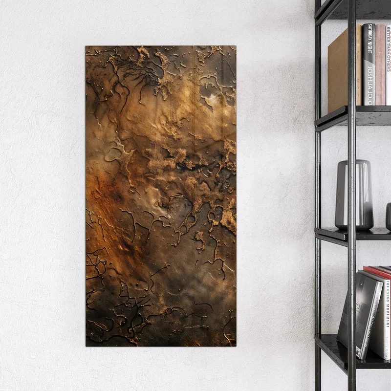 Magnettafel - Dunkle Bronzepatina