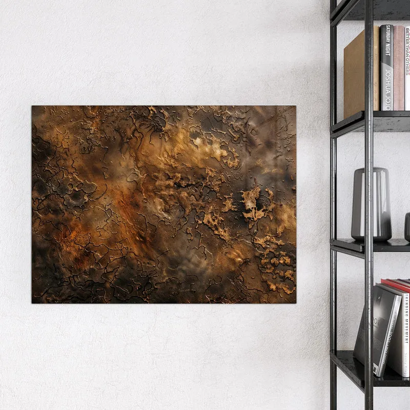 Magnettafel - Dunkle Bronzepatina
