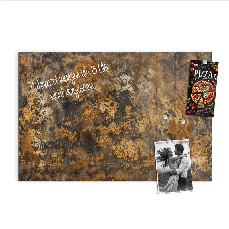 Magnettafel - Rostige Textur