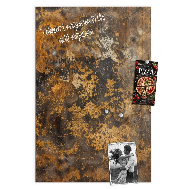 Magnettafel - Rostige Textur