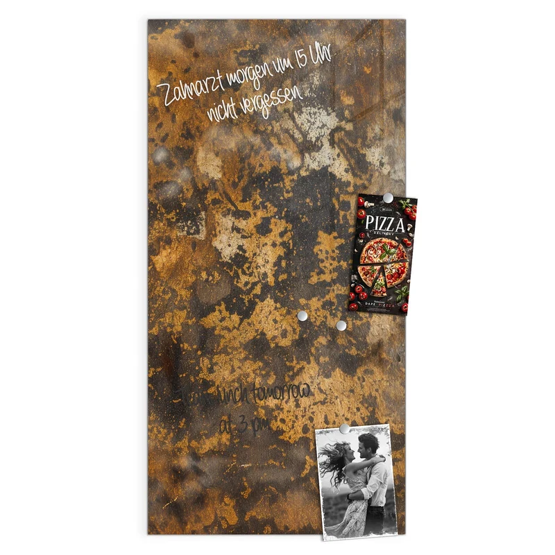 Magnettafel - Rostige Textur