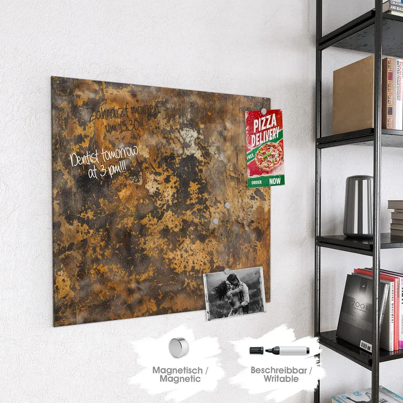 Magnettafel - Rostige Textur
