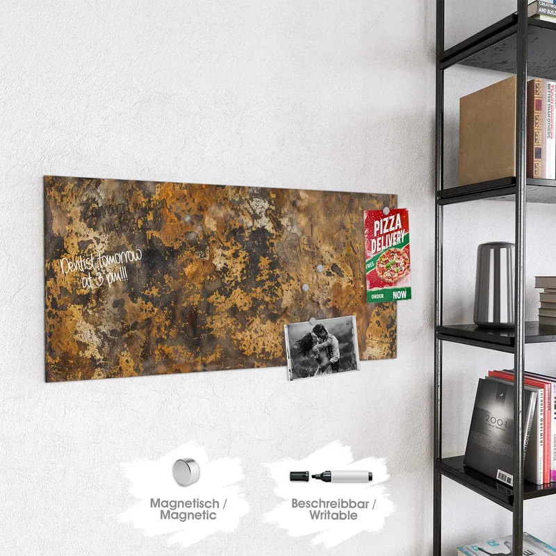 Magnettafel - Rostige Textur